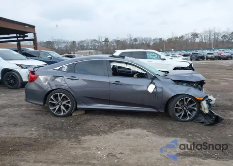 2018 Honda Civic Si z USA, uszkodzony, nr VIN 2HGFC1E52JH709474